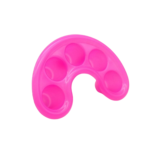 Vaschetta per manicure nail art plastica rosa ricostruzione unghie estetista