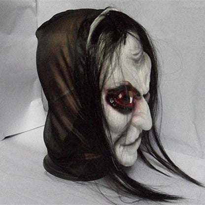 Maschera in SILICONE SCARY Fantasma Adulto Costume HORROR Halloween Carnevale