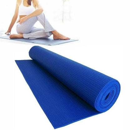 Tappeto FITNESS Blu Antiscivolo Aerobica Ginnastica YOGA Pilates 60x180 GYM BLU