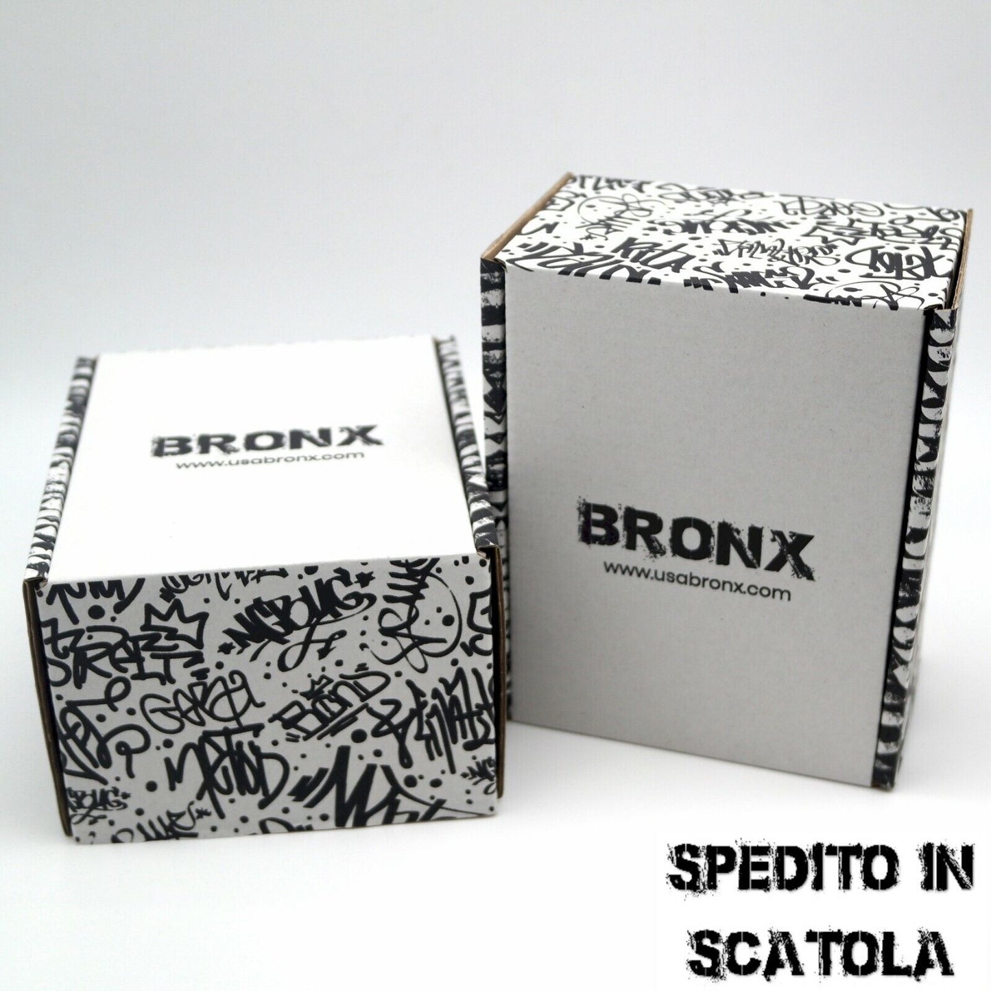 Occhiali da Sole Nero forma Rettangolare Uomo Fashion Bronx Occhiale Squadrati