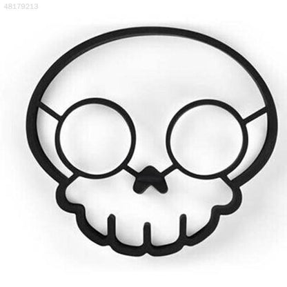 Stampo in silicone per uovo forma di Scheletro SKULL Teschio Halloween Cranio