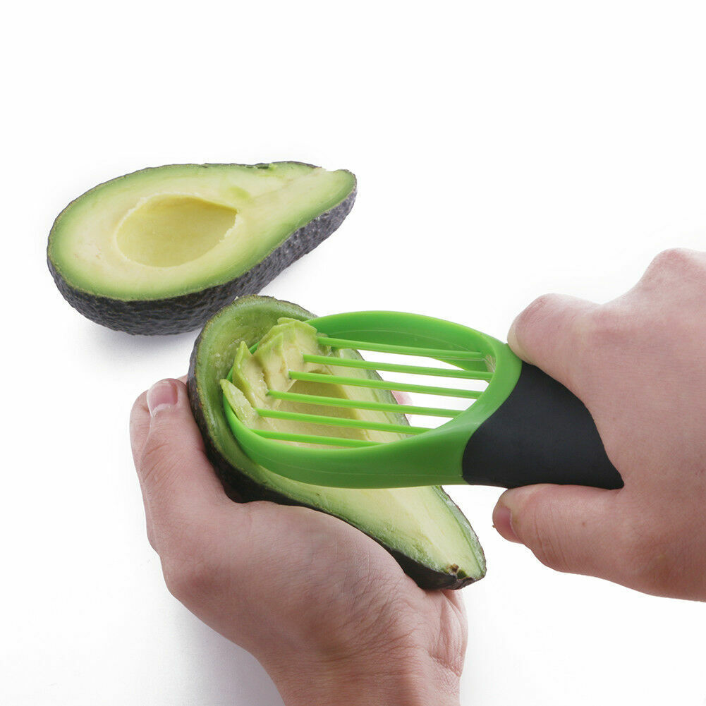 Cutter 3in1 per Avocado Affettatrice Divide Taglia affetta Snocciola Nocciolo