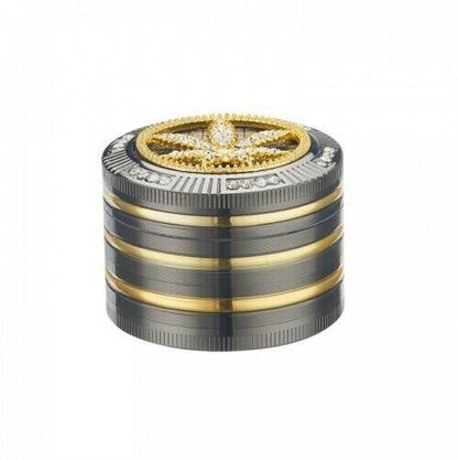 Grinder Design Tritatabacco in metallo 4 parti Trita Tabacco Bling idea regalo