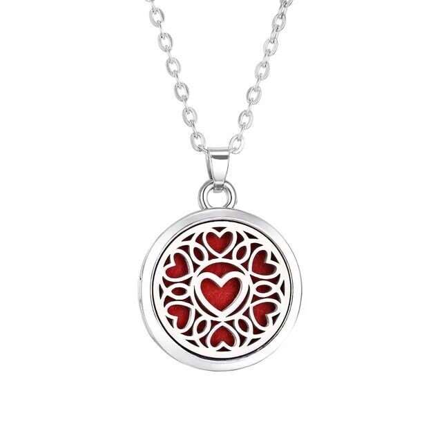 Collana donna Lunga Pendente albero vita farfalla gatto ali angelo fiore cuore