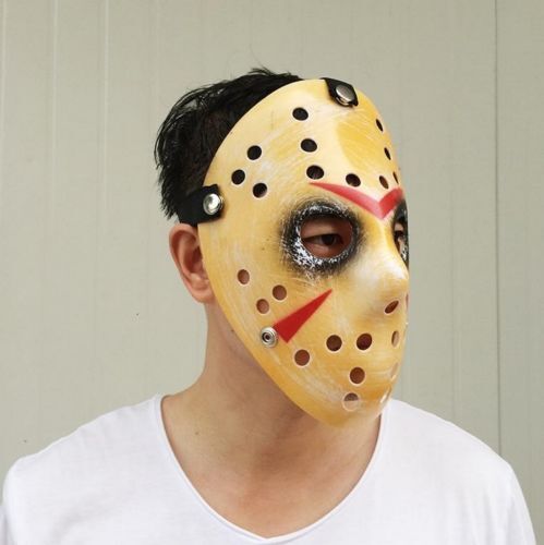 Maschera in Plastica JASON Venerdi 13 Adulto Costume HORROR Halloween Carnevale