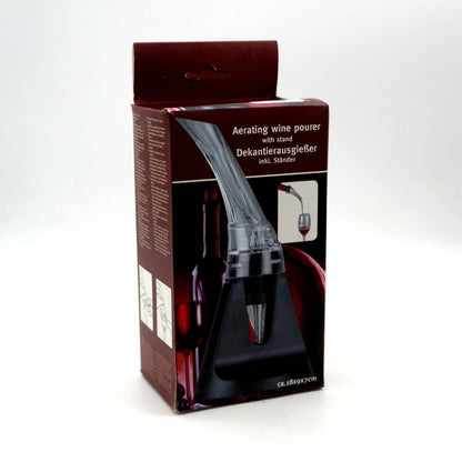 Decantatore per Vino Aeratore Sommelier con base decanter versa aereazione WINE