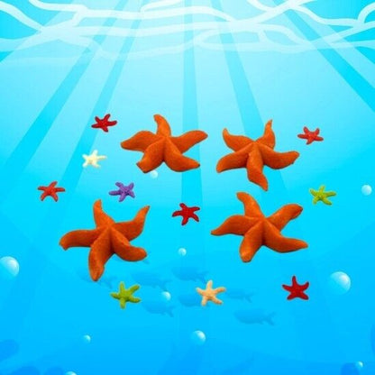 10 mini  Stelle marine per Decorazione Acquario in Resina Pesci acqua Ornamento