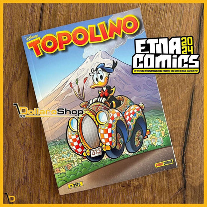 Topolino libretto n. 3576 Variant Cover Comics Etna 2024 Speciale di Paperino 90