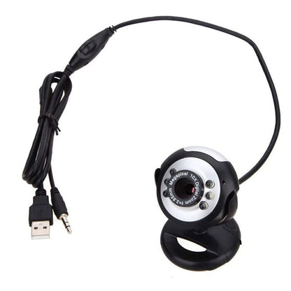 Webcam USB Desktop Web Cam per Videochiamate con Microfono incorporato Laptop PC