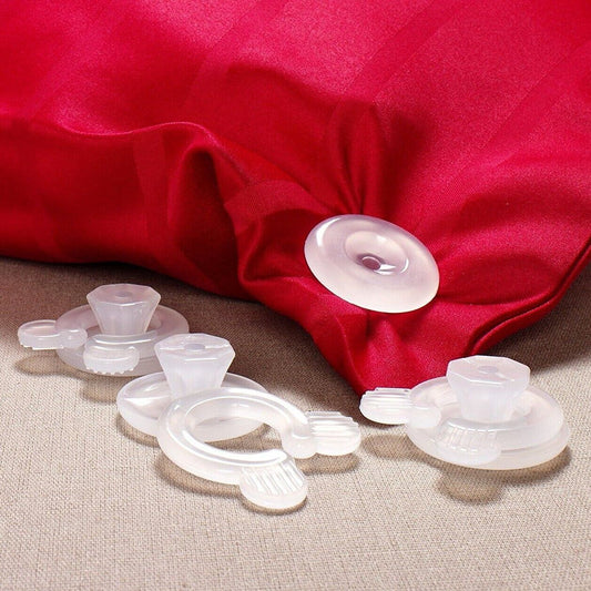 Set 8 Clip in plastica per Piumino Letto Matrimoniale Trapunta Piumone Coperta