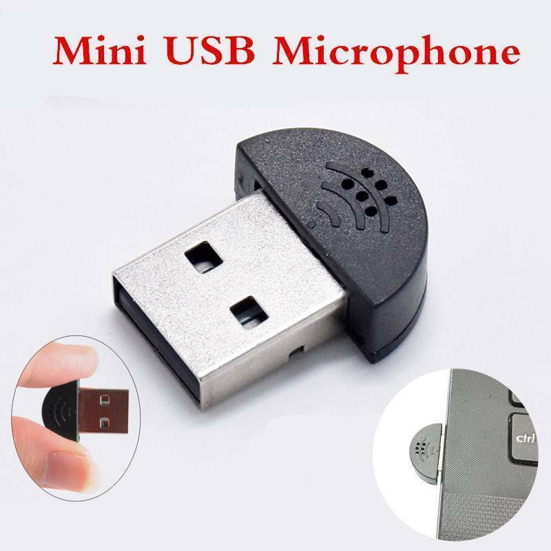 Microfono mini USB per PC Notebook Computer MIC Speech Registrare audio Skype