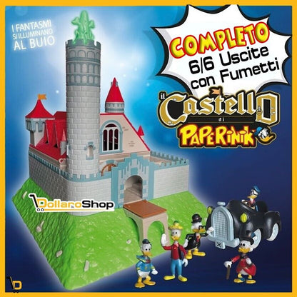 Set Completo 6/6 CASTELLO di PAPERINIK 90 con Fumetti Topolino + Paperino 528