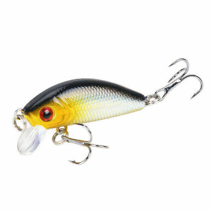 1x Esca finta artificiale per pesce con amo 5 cm spinning mare fiume laghi pesca