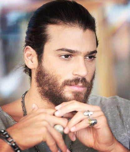 Anello di Can Yaman regolabile AQUILA Ali Uomo Silver con testa Gold DayDreams