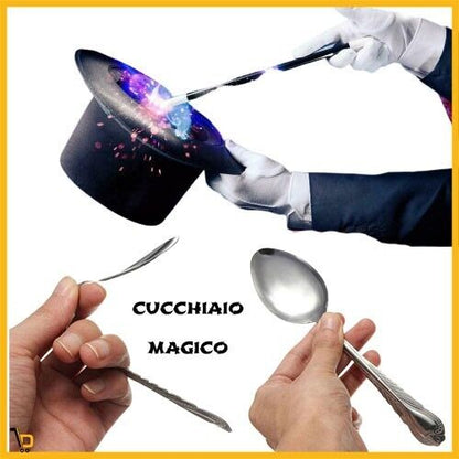 Gioco di MAGIA Cucchiaio magico in acciaio che si piega - Giochi di prestigio