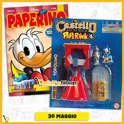 Set Completo 6/6 CASTELLO di PAPERINIK 90 con Fumetti Topolino + Paperino 528