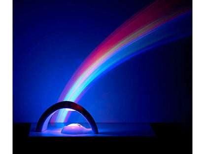 Lampada proiettore Luce Arcobaleno LED Rainbow Cristallo Design Tavolo Scrivania