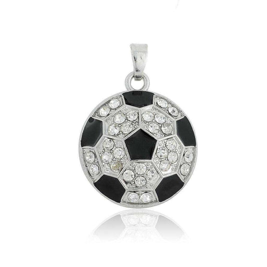 Collana con pendente Ciondolo Soccer Pallone di Calcio Moda UOMO Ultras