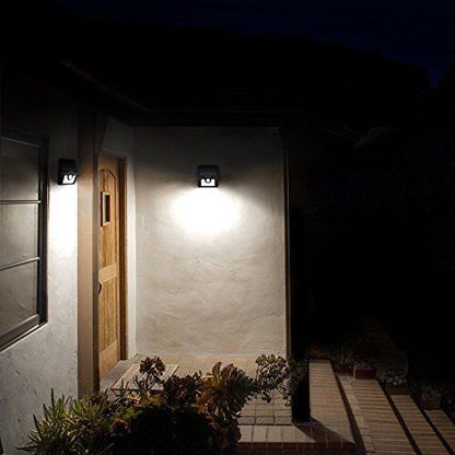 Luce 8 LED con sensore di movimento Wireless con pannello solare senza fili