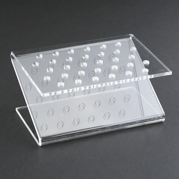 Espositore Stand Tips Unghie ricostruzione unghie Nail Art plastica trasparente