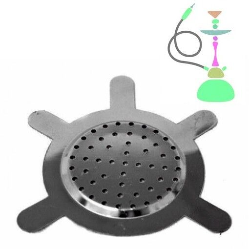 Set 2 Griglia in metallo per ciotole Narghile Charcoal Hookah Shisha carbone