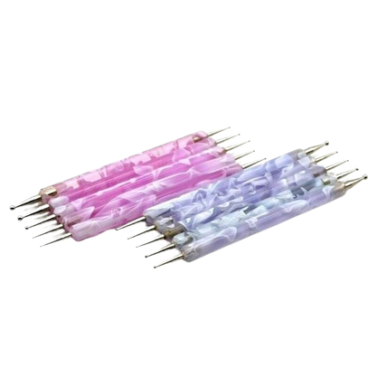 Kit Spot Dotting Tools nail art ricostruzione unghie finte french decorazione