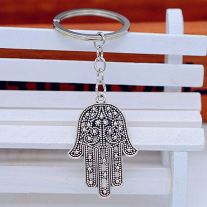 Portachiavi Mano di Fatima Hamsa Portachiave porta chiavi Idea Regalo Malocchio