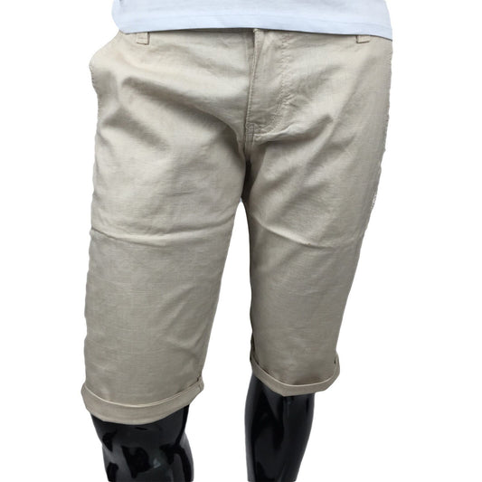 Pantaloncino UOMO Taglia 46 Color BEIGE Pantaloncini Pantaloni corti bermuda