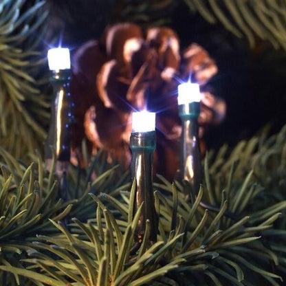 Luci di Natale a Led 100 da uso Estero Bianco luce Fredda catena per albero IP