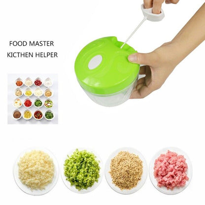 Tritaverdure tritatutto Manuale a Corda Frutta Verdura trita Centrifuga Cucina