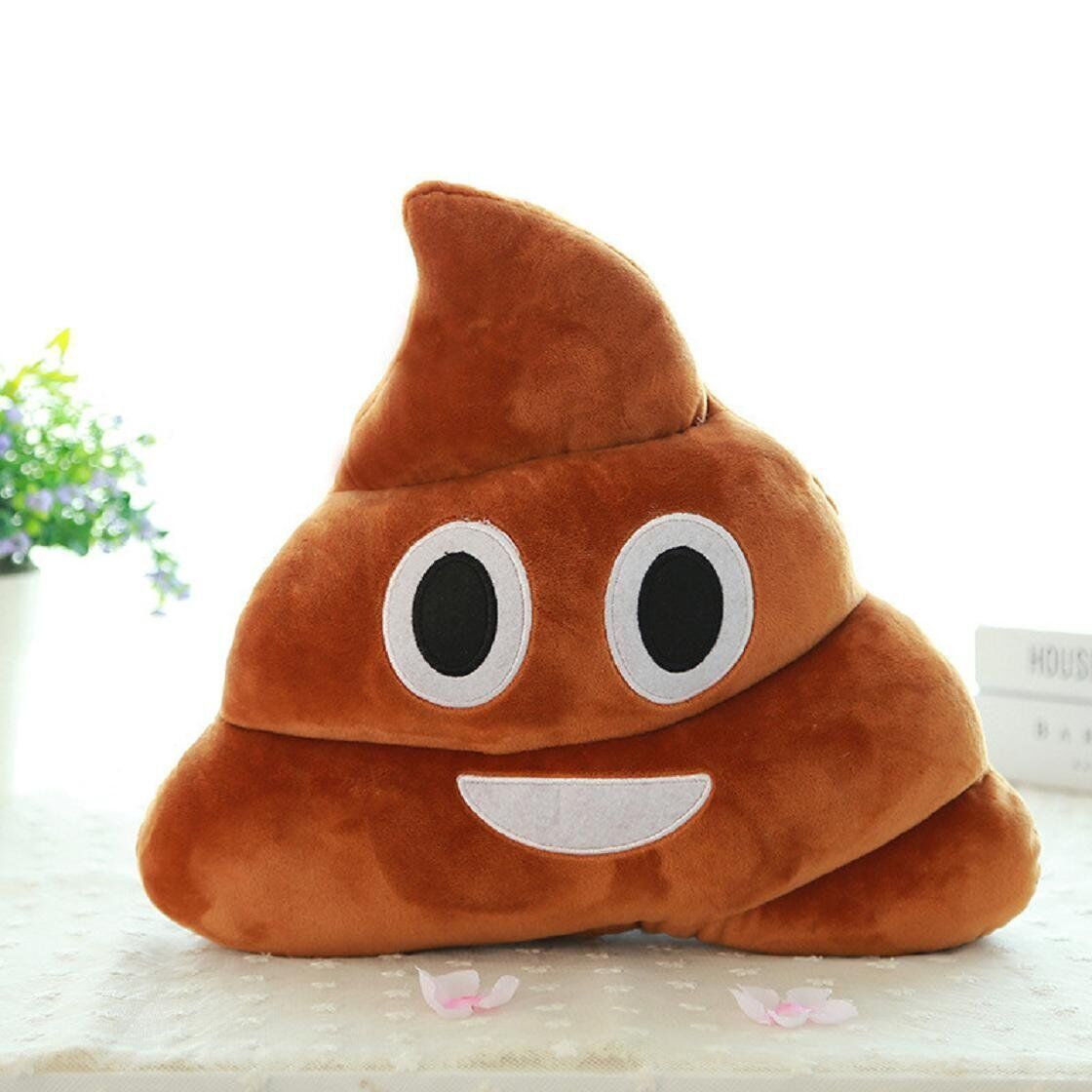 Peluche cacca emoticon poo giocatoli emoji cuscino morbido idea regalo per festa