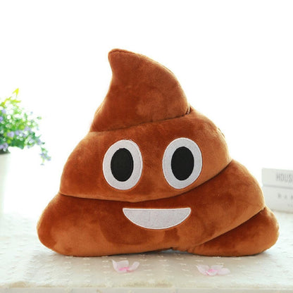 Peluche cacca emoticon poo giocatoli emoji cuscino morbido idea regalo per festa