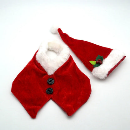 Gilet Decora Bottiglie Cappello di Babbo Natale decorare la Bottiglia NATALE