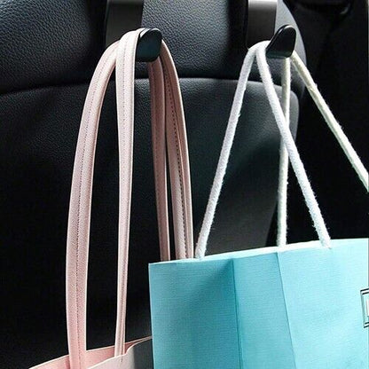 Set 4 ganci per appendere Borsa Shopping Shopper Auto Spesa poggia testa Shop