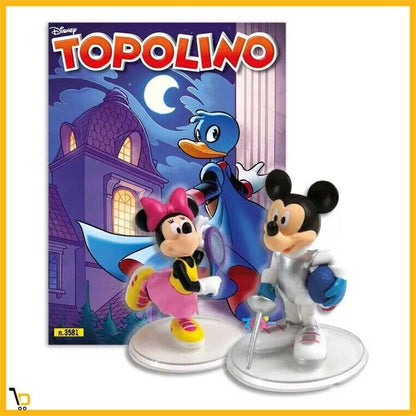 Uscita 1 2 3 Collezione Speciale di Topolino Sport Statua Paperino Minnie Pippo