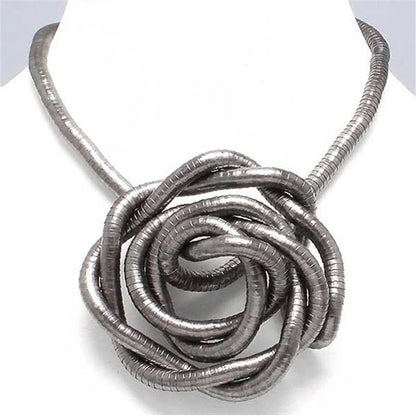 Collana da donna Flessibile Modellabile snake da donna lunga