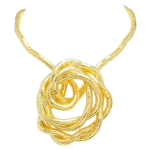 Collana Flessibile Modellabile SNAKE DONNA KEOSS lungo GOLD DORATA 90cm Catena