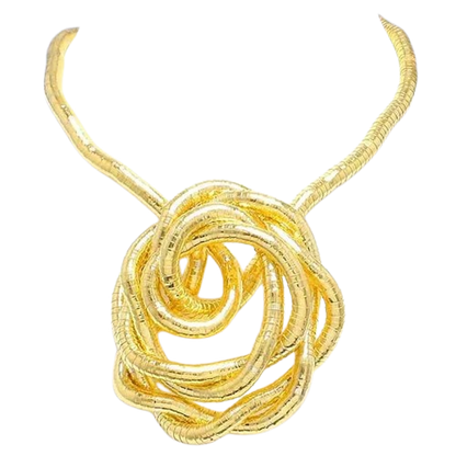 Collana Flessibile Modellabile SNAKE DONNA KEOSS lungo GOLD DORATA 90cm Catena