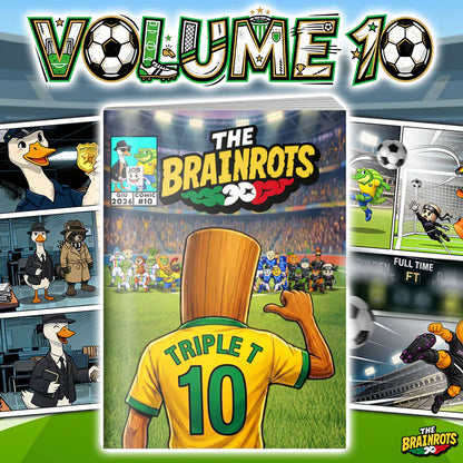 Fumetto in Italiano "The Brainrots" il Comics con i personaggi di Italian Brainrot