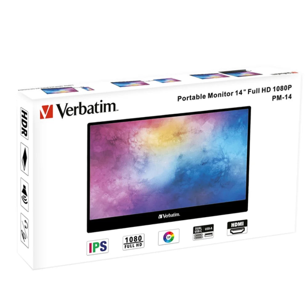 Monitor Portatile 14" risoluzione full hd Verbatim