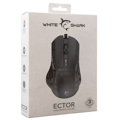 Mouse Ottico Gaming LED RGB con Cavo USB 7200 dpi Nero