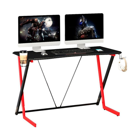 Scrivania Gaming Ergonomica tavolo gioco con bicchiere