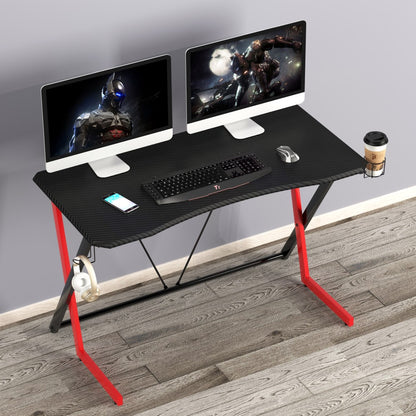 Scrivania Gaming Ergonomica tavolo gioco con bicchiere