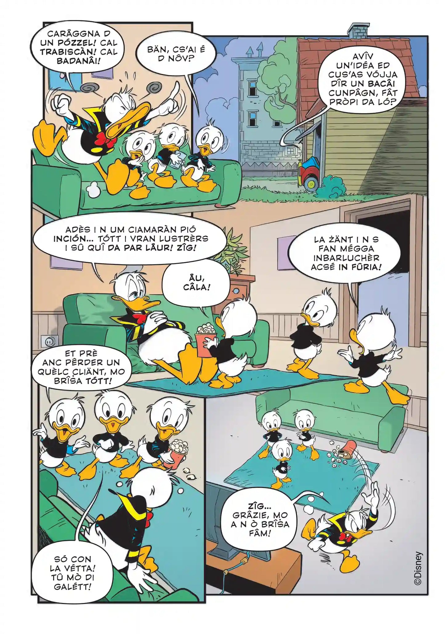 Fumetto di TOPOLINO in Dialetto n. 3660 - 4 nuove storie in Dialetto