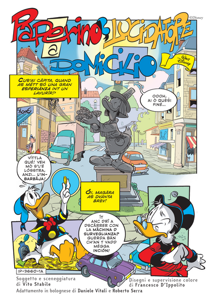 Fumetto di TOPOLINO in Dialetto n. 3660 - 4 nuove storie in Dialetto