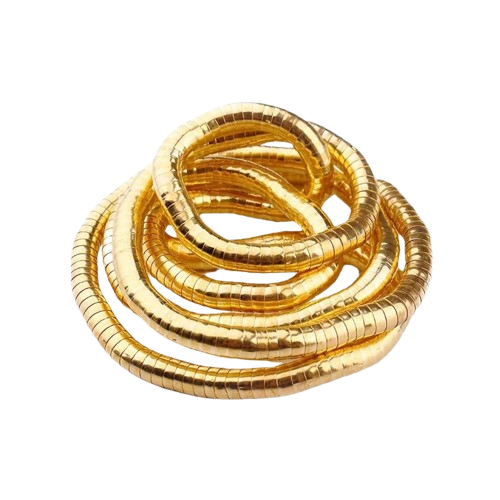 Collana Flessibile Modellabile SNAKE DONNA KEOSS lungo GOLD DORATA 90cm Catena