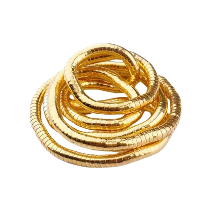 Collana Flessibile Modellabile SNAKE DONNA KEOSS lungo GOLD DORATA 90cm Catena