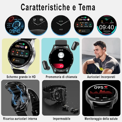 Smartwatch con auricolari integrato (Edizione 2023)