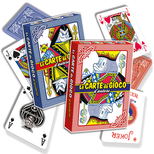 Set 2x Mazzo di carte Blisterato + Fumetti TOPOLINO 3532 + 3533 Sigillato da Edicola