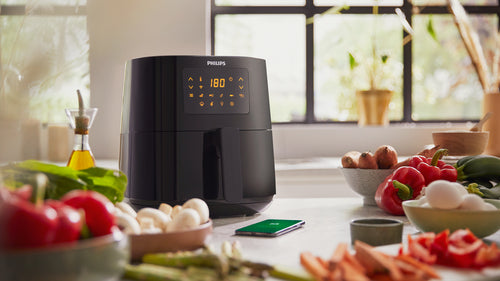 PHILIPS HD9255/60 SERIE 5000 AIRFRYER L FRIGGITRICE AD ARIA 4.1 LT DISPLAY COMPATIBILE CON ALEXA